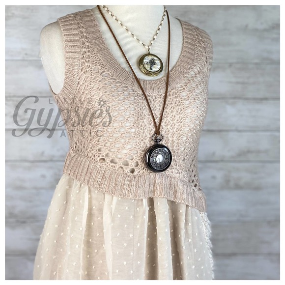 Ryu 70s Shag and Mixed Media Tunic - Picture 5 of 10